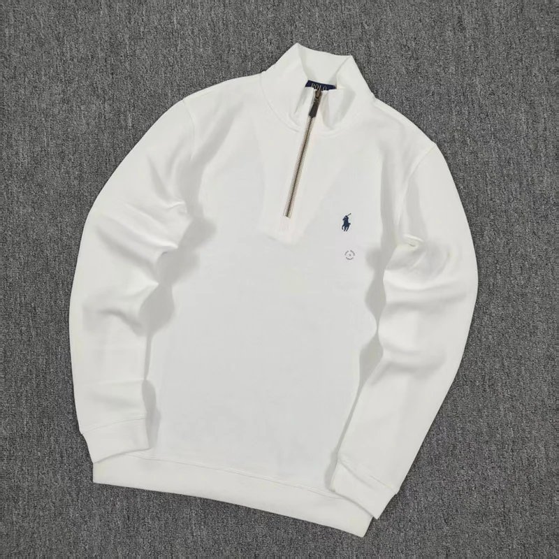 14 zip classic sweatshirt with velvet  inside pony logo 半拉链卫衣A 6