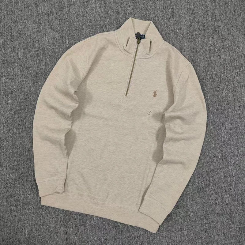 14 zip classic sweatshirt with velvet  inside pony logo 半拉链卫衣A 8