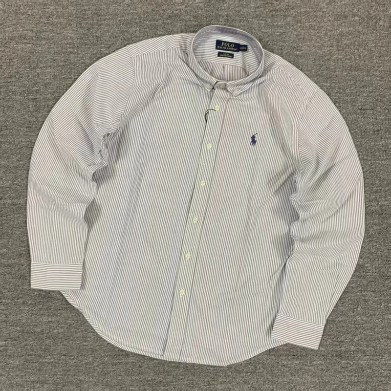  stripe Oxford shirt  条纹牛津布衬衫488765 E 9