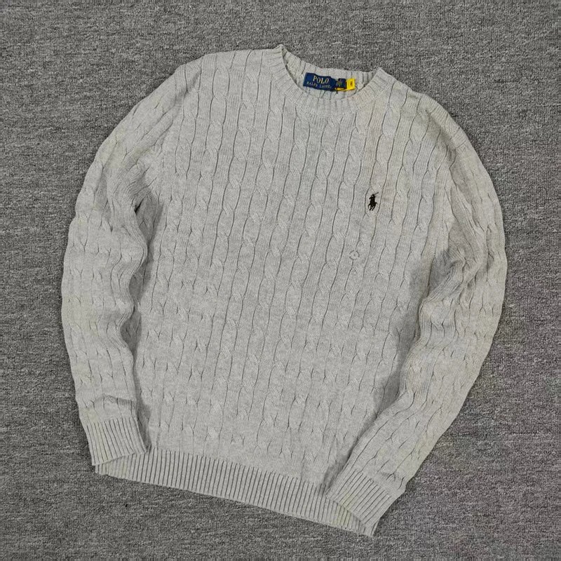RL AutumnWinter classic cable crewneck sweater绞花圆领毛衣十色GD 8