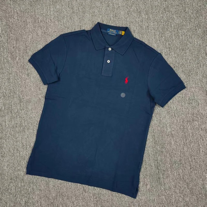 Polo Ralph Lauren Custom Slim Fit Mesh Polo Shirt Newport Navy