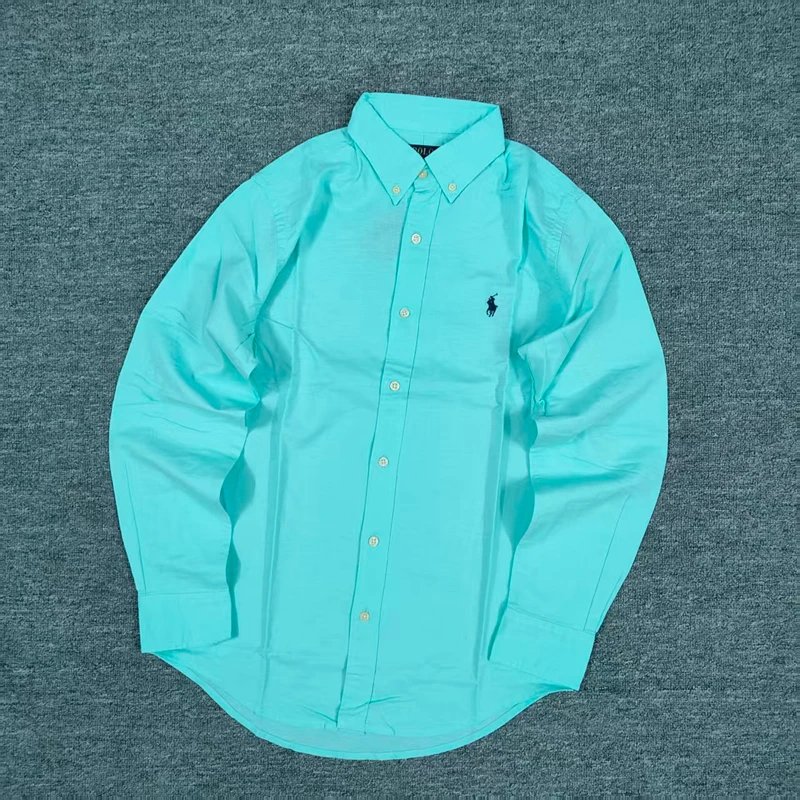 RL classic fit linen shirts for men and women available in twelve colors 亚麻衬衫长袖C 11