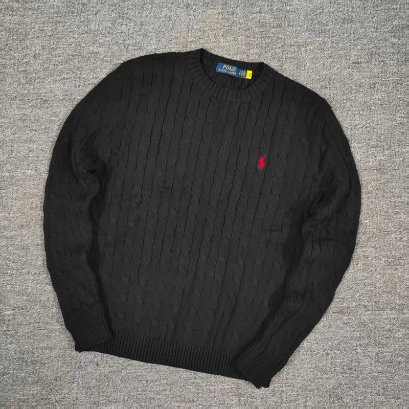 RL AutumnWinter classic cable crewneck sweater绞花圆领毛衣十色GD 9
