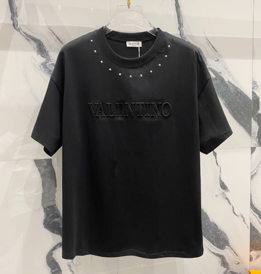 Valentino T-Shirts Logo Short-Sleeve T-Shirt — TH-021