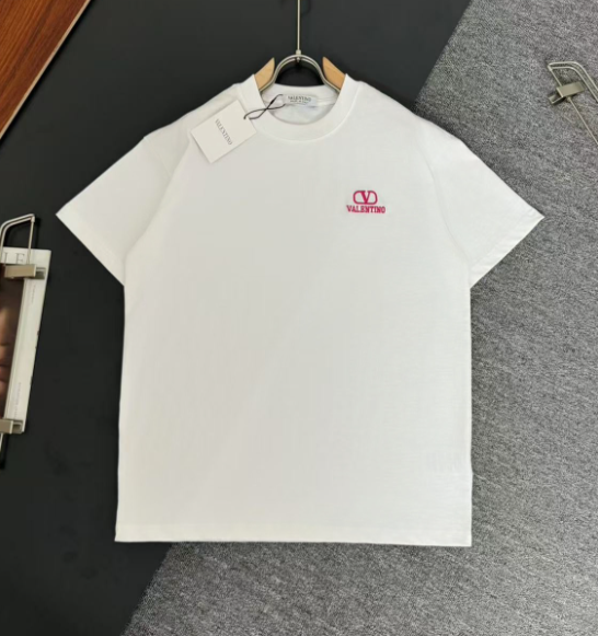 Valentino T-Shirts Logo Short-Sleeve T-Shirt — TH-020