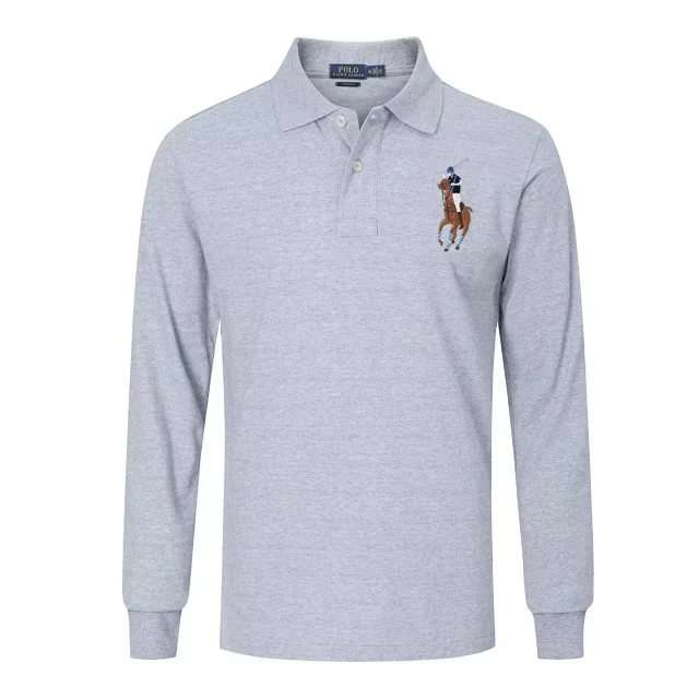 Polo Ralph Lauren T-Shirts Long-Sleeve Shirt with Embroidered Crest product detail image 16