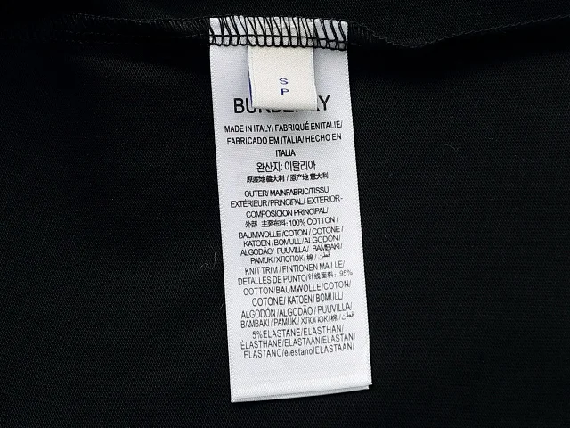 Burberry T-Shirts Short-Sleeve Logo T-Shirt product detail image 5