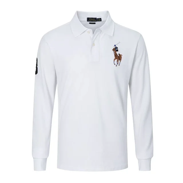 Polo Ralph Lauren T-Shirts Long-Sleeve Shirt with Embroidered Crest product detail image 13