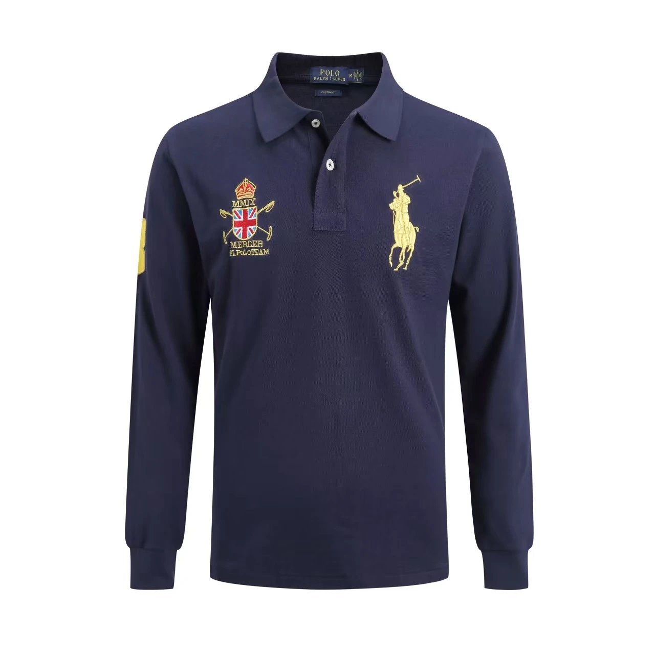 Polo Ralph Lauren T-Shirts Long-Sleeve Shirt with Embroidered Crest image 5