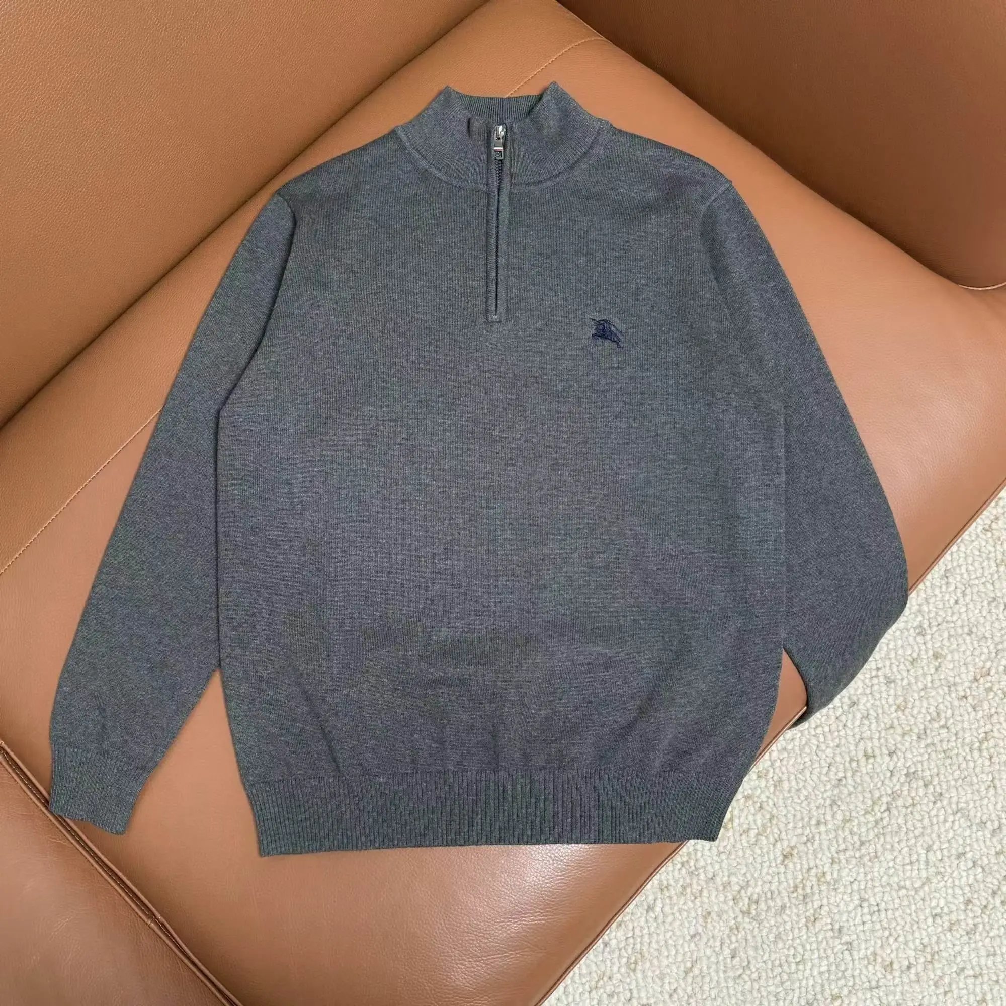Polo Ralph Lauren Knitwear Full-Zip Mock-Neck Knit Sweater — WXMMJ-29