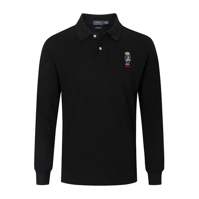 Polo Ralph Lauren T-Shirts Long-Sleeve Shirt with Embroidered Crest product detail image 7