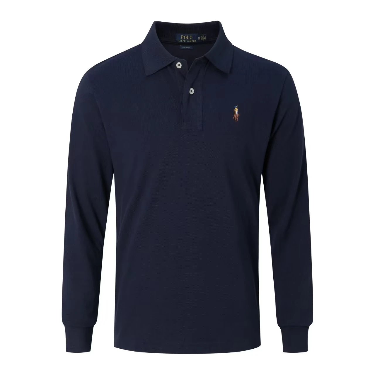 Polo Ralph Lauren T-Shirts Long-Sleeve Shirt with Embroidered Crest — 15