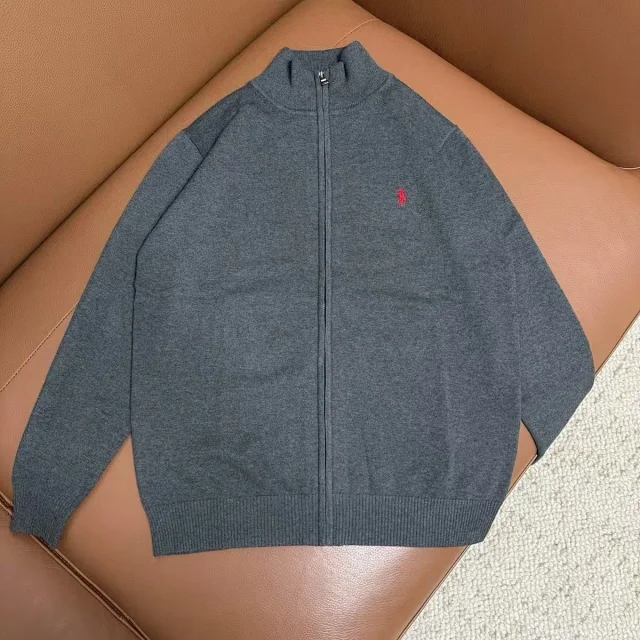 Polo Ralph Lauren Knitwear Full-Zip Mock-Neck Knit Sweater product detail image 3