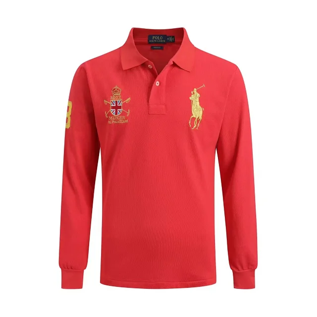 Polo Ralph Lauren T-Shirts Long-Sleeve Shirt with Embroidered Crest product detail image 3