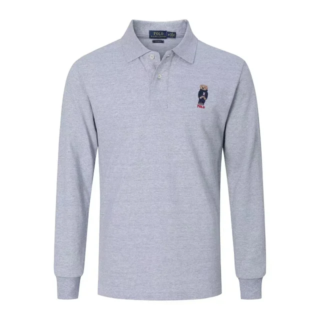Polo Ralph Lauren T-Shirts Long-Sleeve Shirt with Embroidered Crest product detail image 9