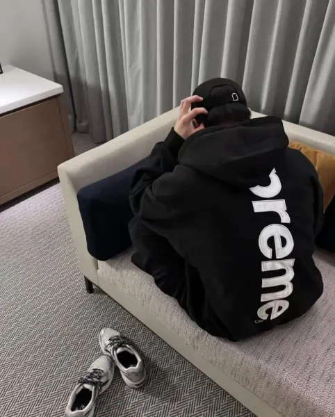 Supreme Hooded Field Jacket Navy Blue Outerwear - 8