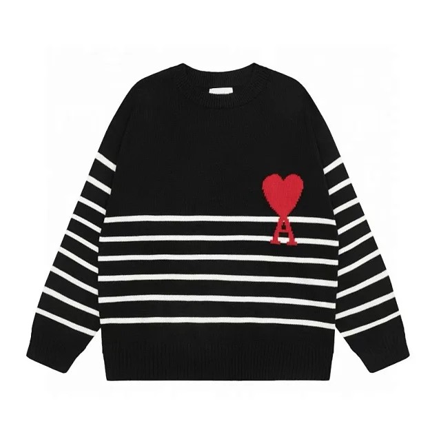 AMI Paris Knitwear de Cœur knit sweater product detail image 18