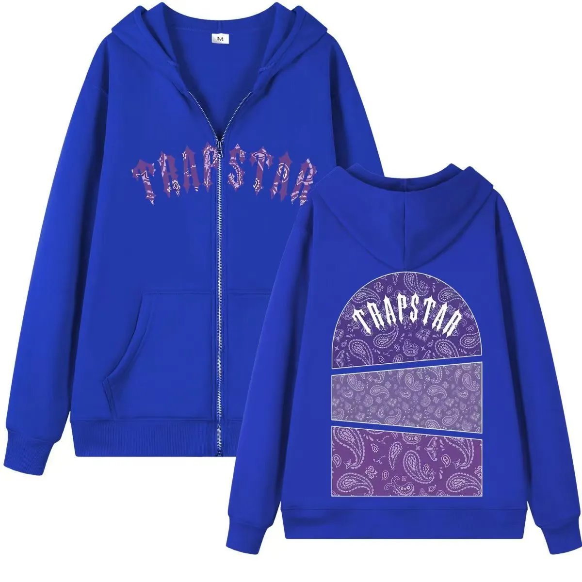 Trapstar Hoodies & Sweatshirts Zip-Up Hooded Sweatshirt with Graphic Back Print image 4