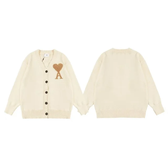 AMI Paris Knitwear de Cœur knit sweater product detail image 28