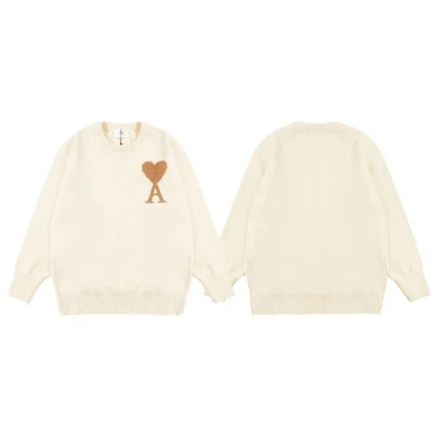 AMI Paris Knitwear de Cœur knit sweater product detail image 27