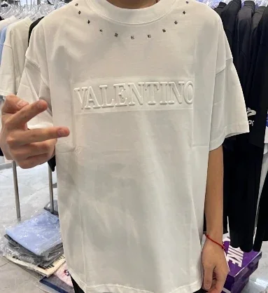 Valentino T-Shirts Logo Short-Sleeve T-Shirt product detail image 4