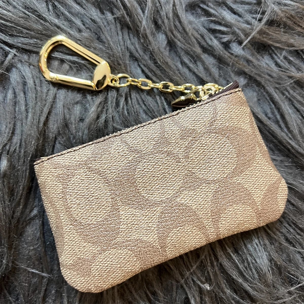 Coach Wallets & Card Holders Snap Holder with Key Ring — 24