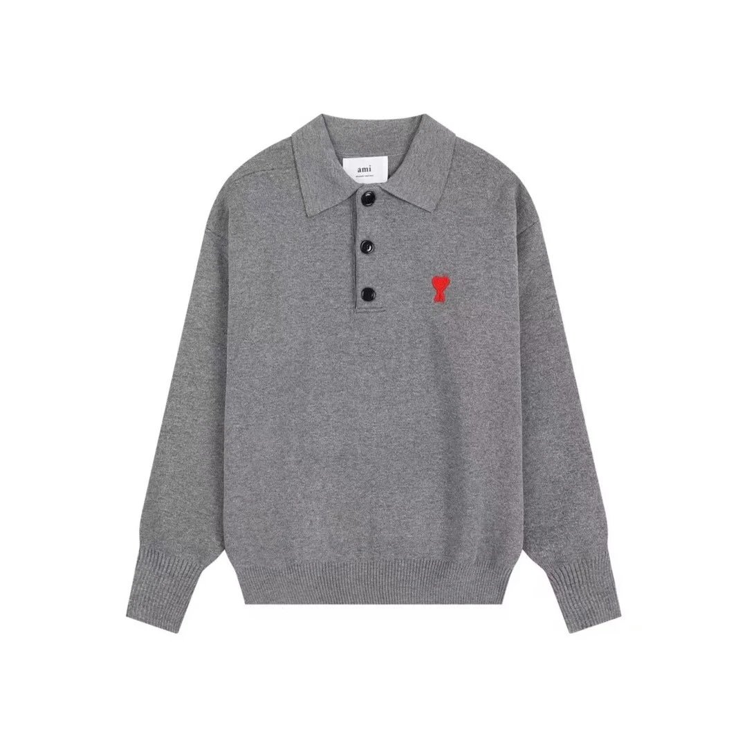 AMI Paris Knitwear de Cœur knit sweater — 22