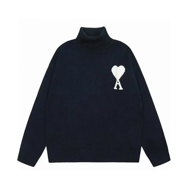 AMI Paris Knitwear de Cœur knit sweater product detail image 14
