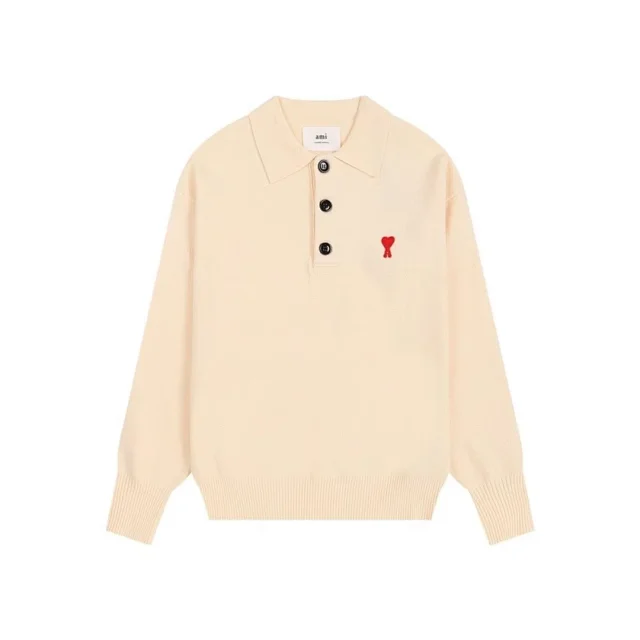 AMI Paris Knitwear de Cœur knit sweater product detail image 25