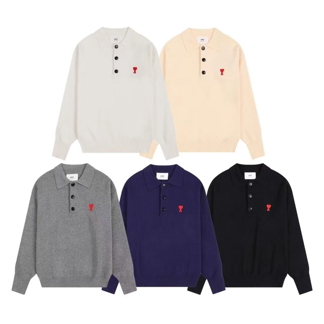 AMI Paris Knitwear de Cœur knit sweater image 12
