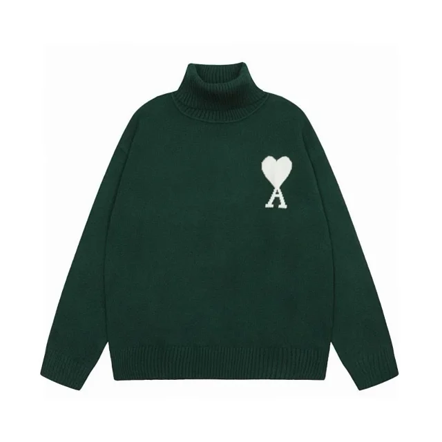 AMI Paris Knitwear de Cœur knit sweater product detail image 10