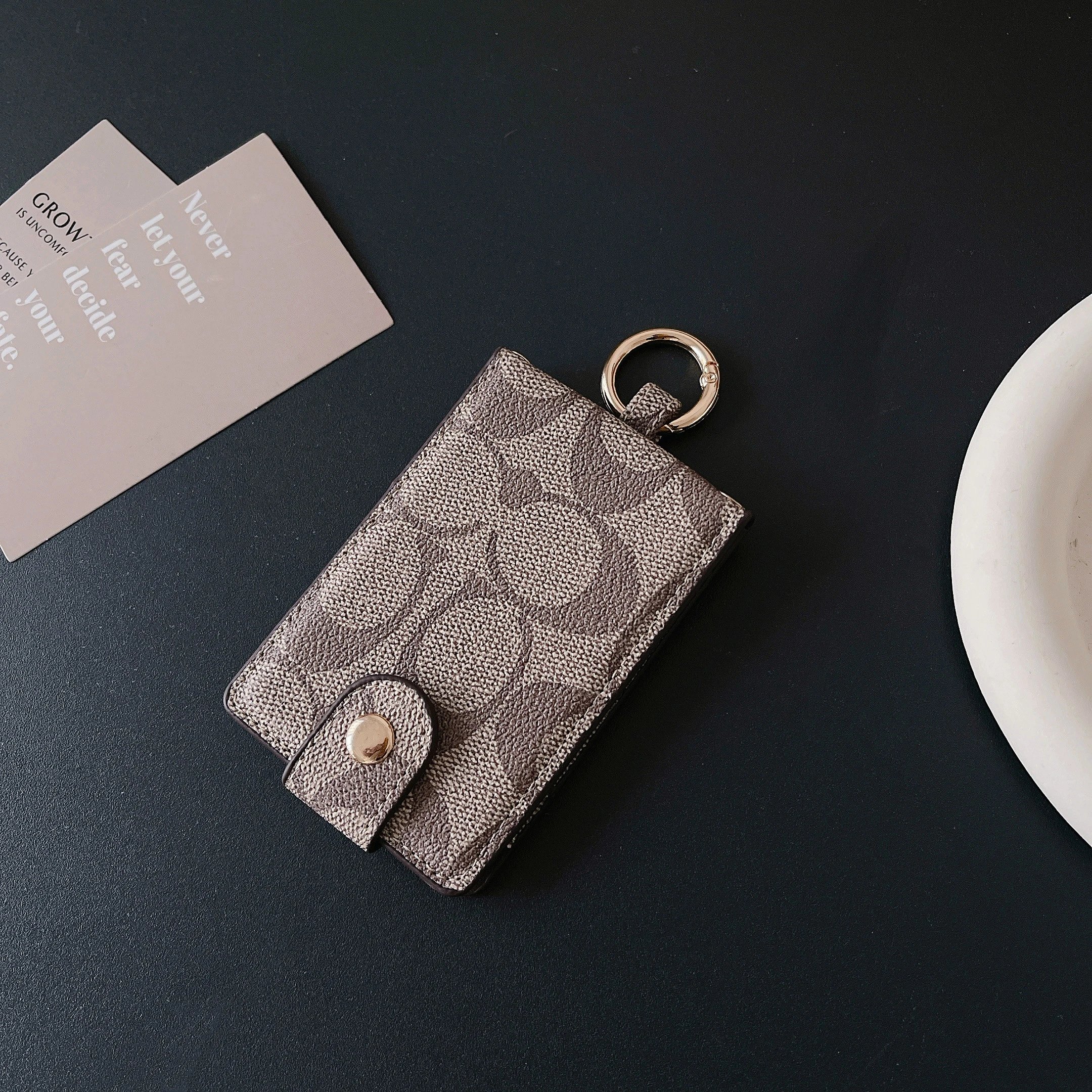 Coach Wallets & Card Holders Snap Holder with Key Ring — 8