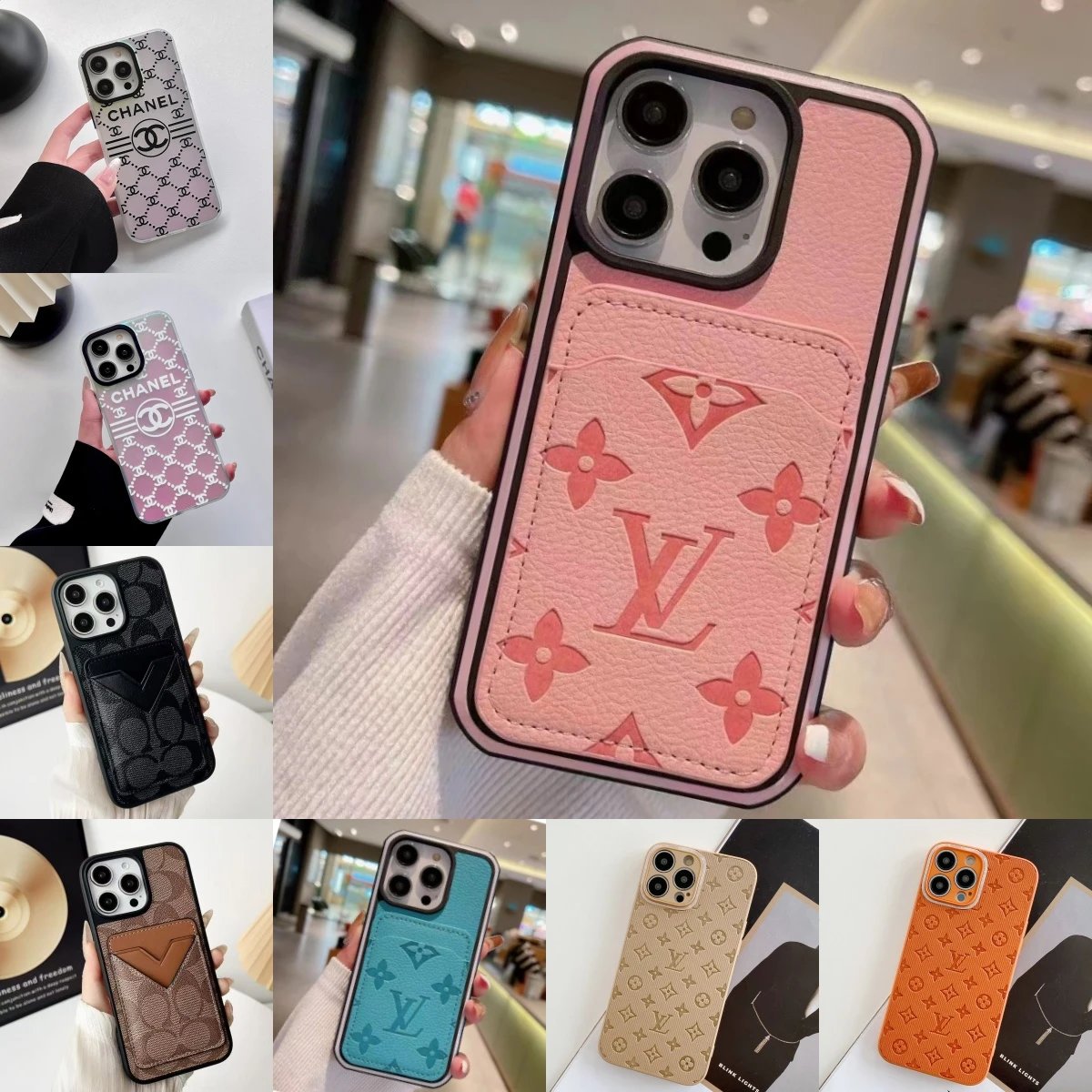 Louis Vuitton Pink Monogram iPhone Case