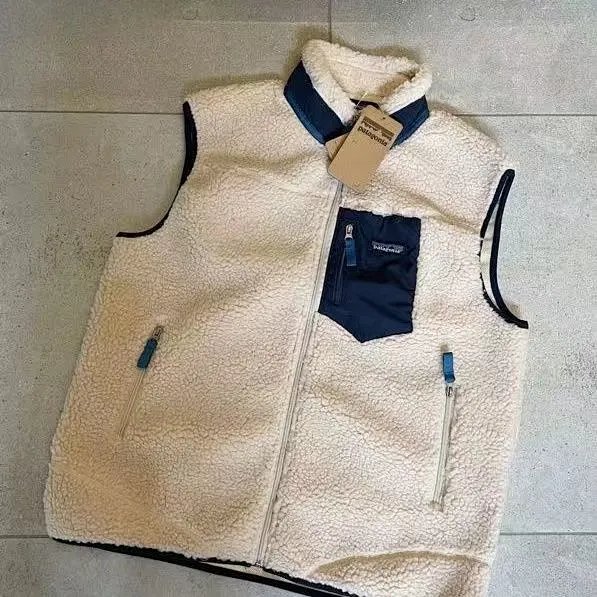 Patagonia Synchilla Snap-T Fleece Pullover Light Gray with Navy Trim Sweater product detail 23 in Litbuy spreadsheet finds