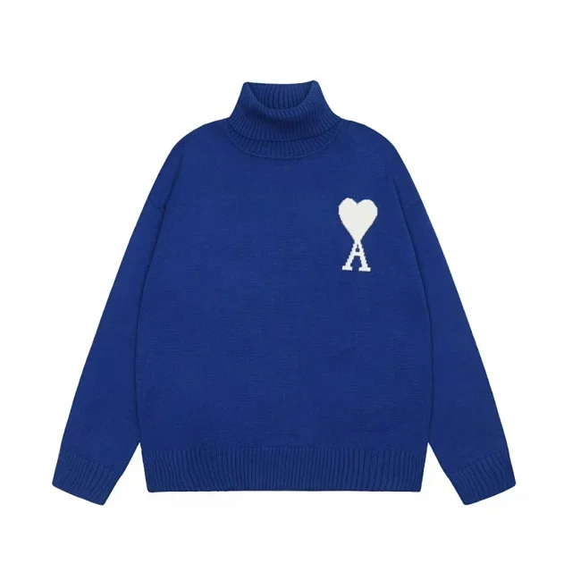 AMI Paris Knitwear de Cœur knit sweater product detail image 11