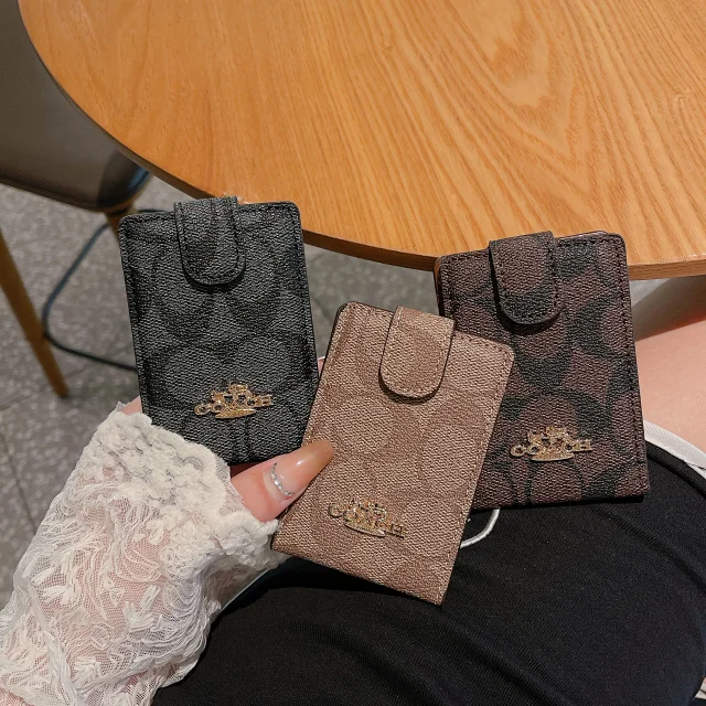 Coach Wallets & Card Holders Snap Holder with Key Ring product detail image 4