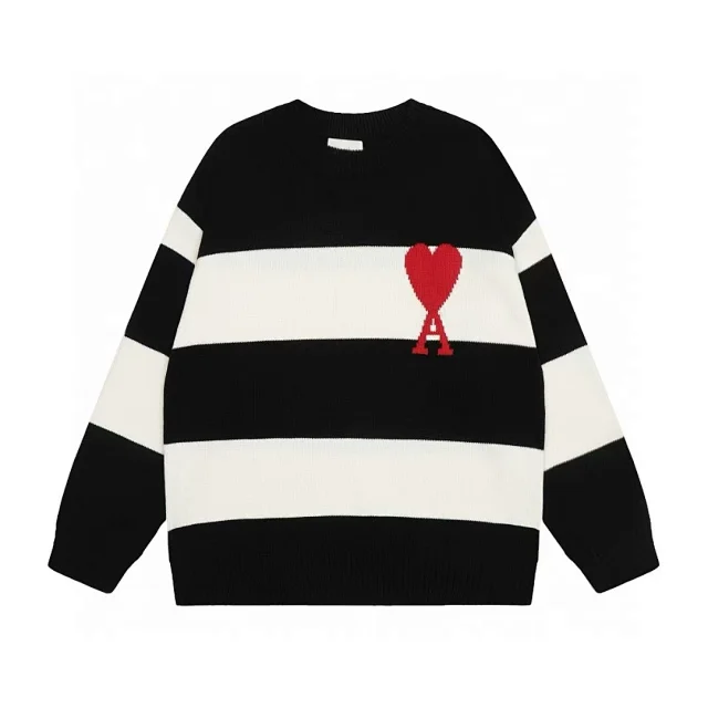 AMI Paris Knitwear de Cœur knit sweater product detail image 21