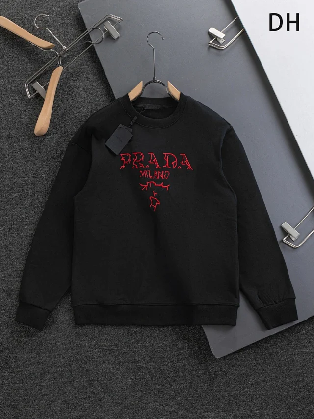 Prada Hoodies & Sweatshirts Logo Hooded Sweatshirt product detail image 26