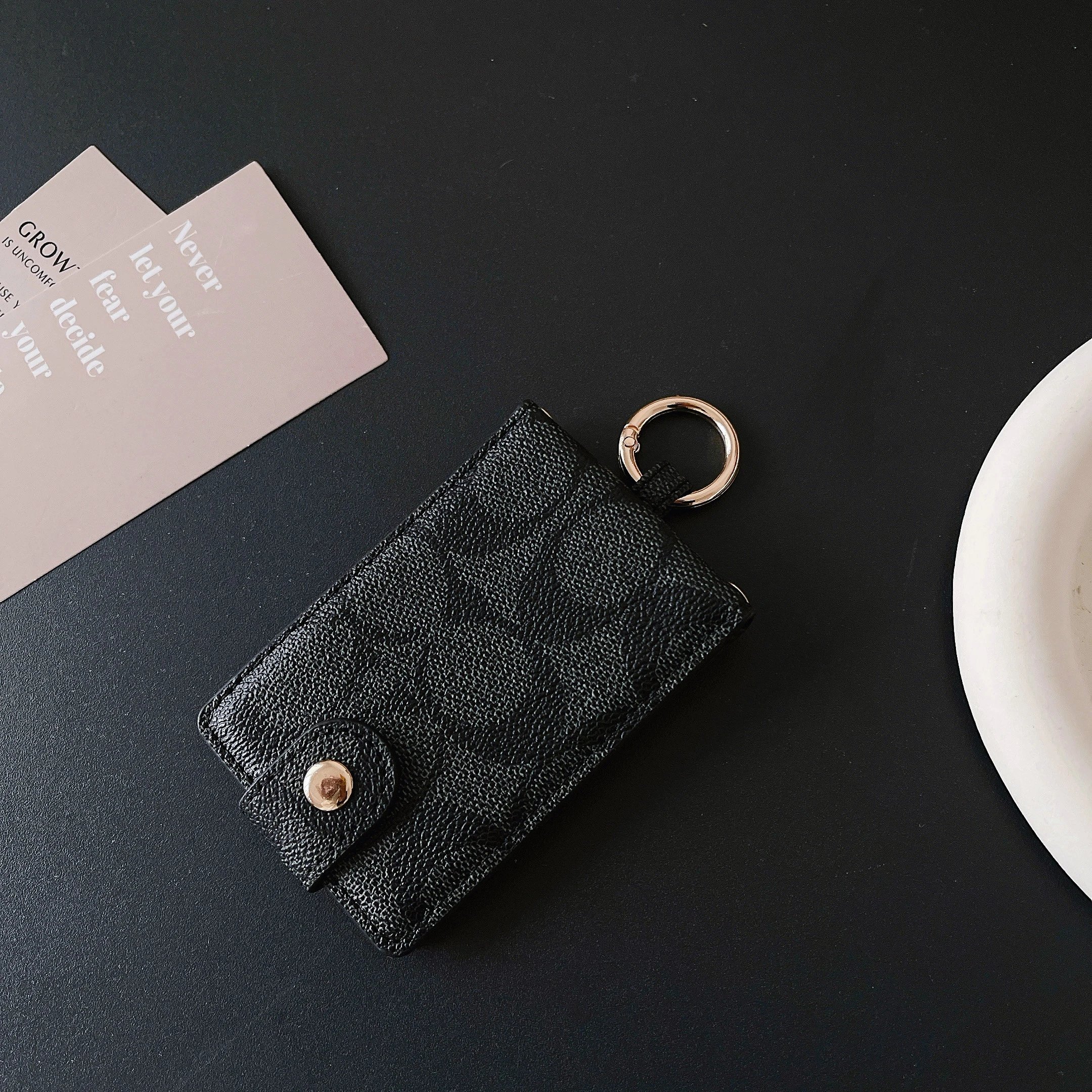 Coach Wallets & Card Holders Snap Holder with Key Ring — 7