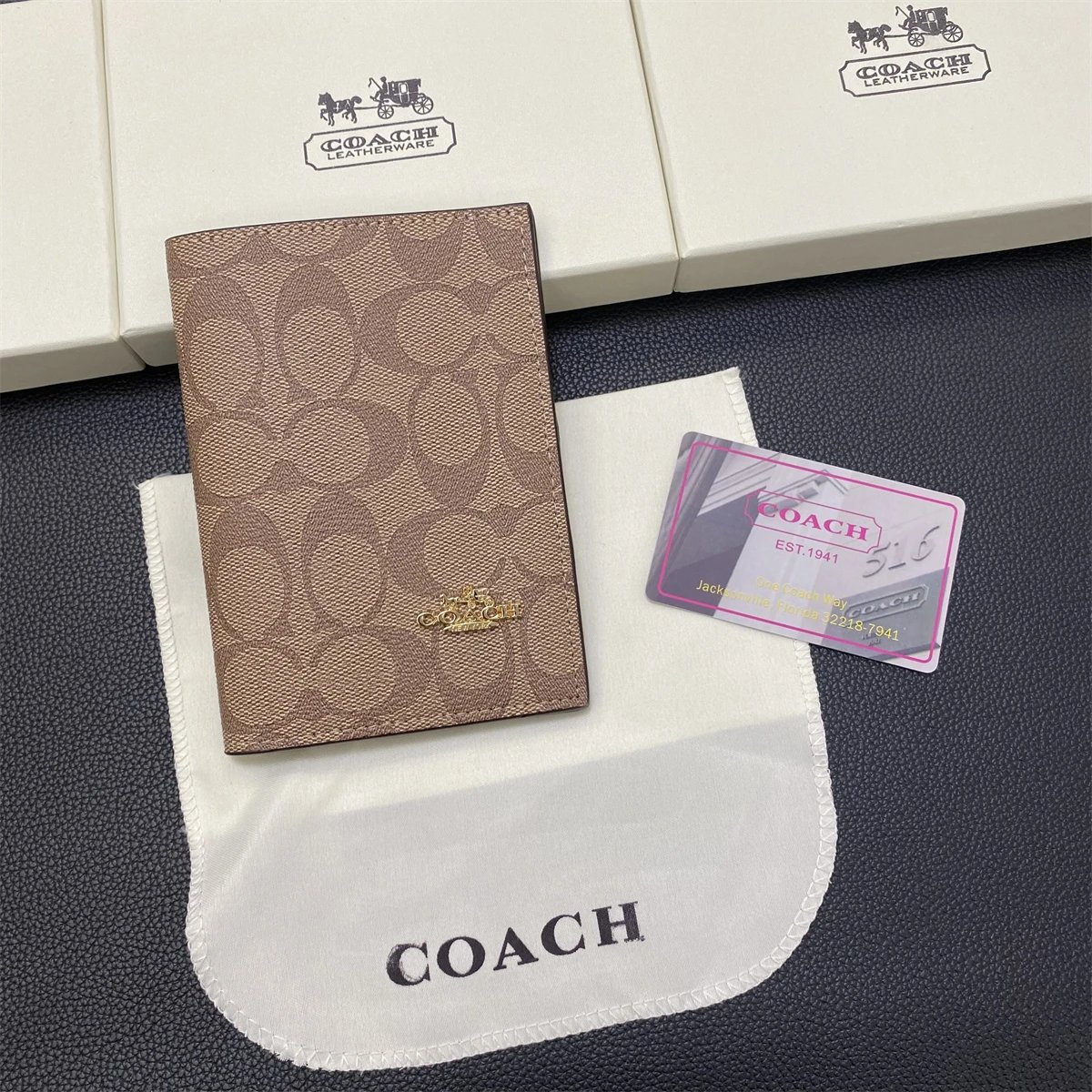 Coach Wallets & Card Holders Snap Holder with Key Ring — 20