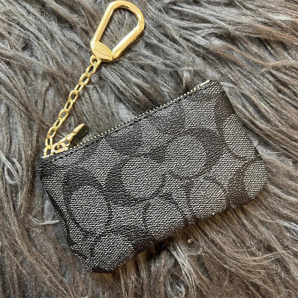 Coach Wallets & Card Holders Snap Holder with Key Ring — 23