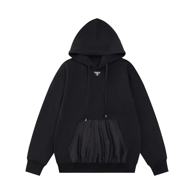 Prada Hoodies & Sweatshirts Logo Hooded Sweatshirt product detail image 11