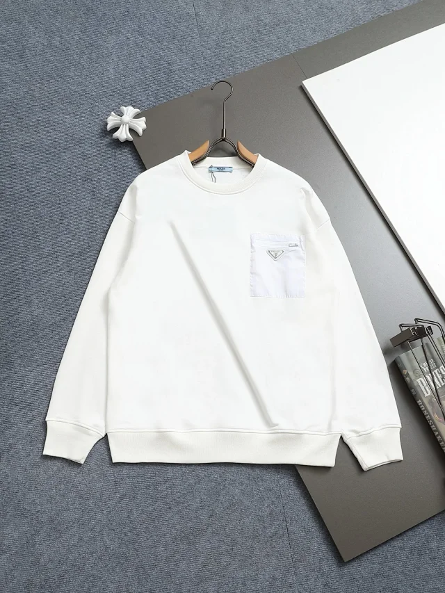 Prada Hoodies & Sweatshirts Logo Hooded Sweatshirt product detail image 27