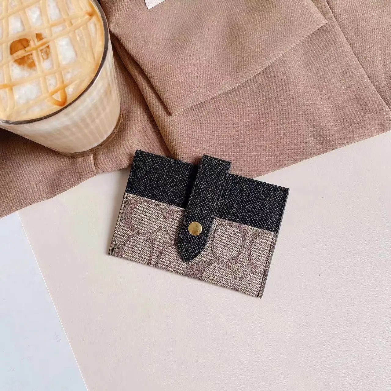 Coach Wallets & Card Holders Snap Holder with Key Ring — 3