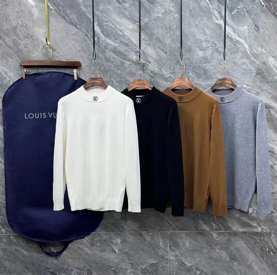 Burberry Knitwear Crew-Neck Sweater with Embroidered TB Monogram image 2