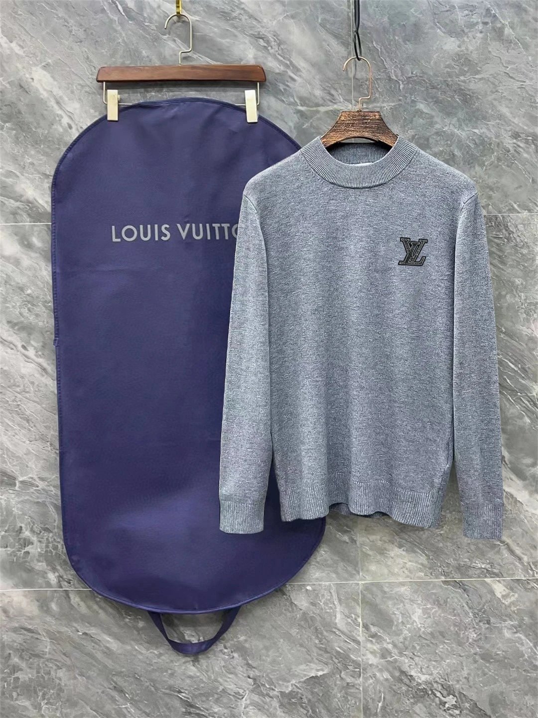 Burberry Knitwear Crew-Neck Sweater with Embroidered TB Monogram — 19
