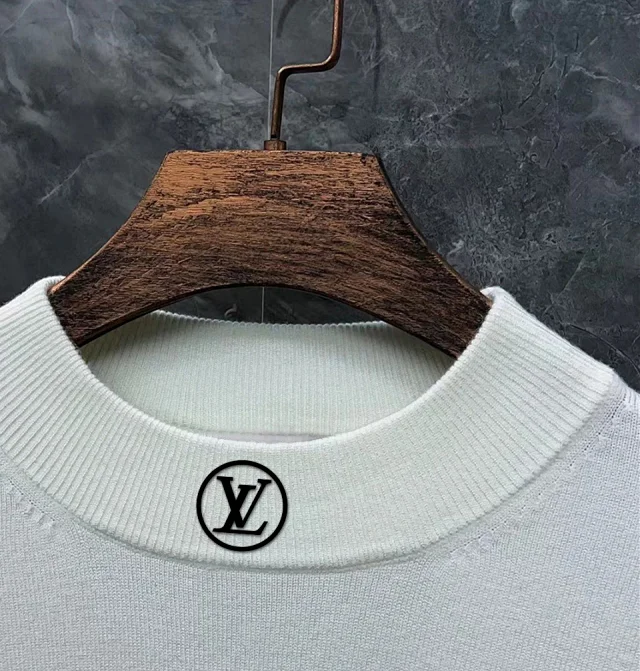 Burberry Knitwear Crew-Neck Sweater with Embroidered TB Monogram product detail image 6