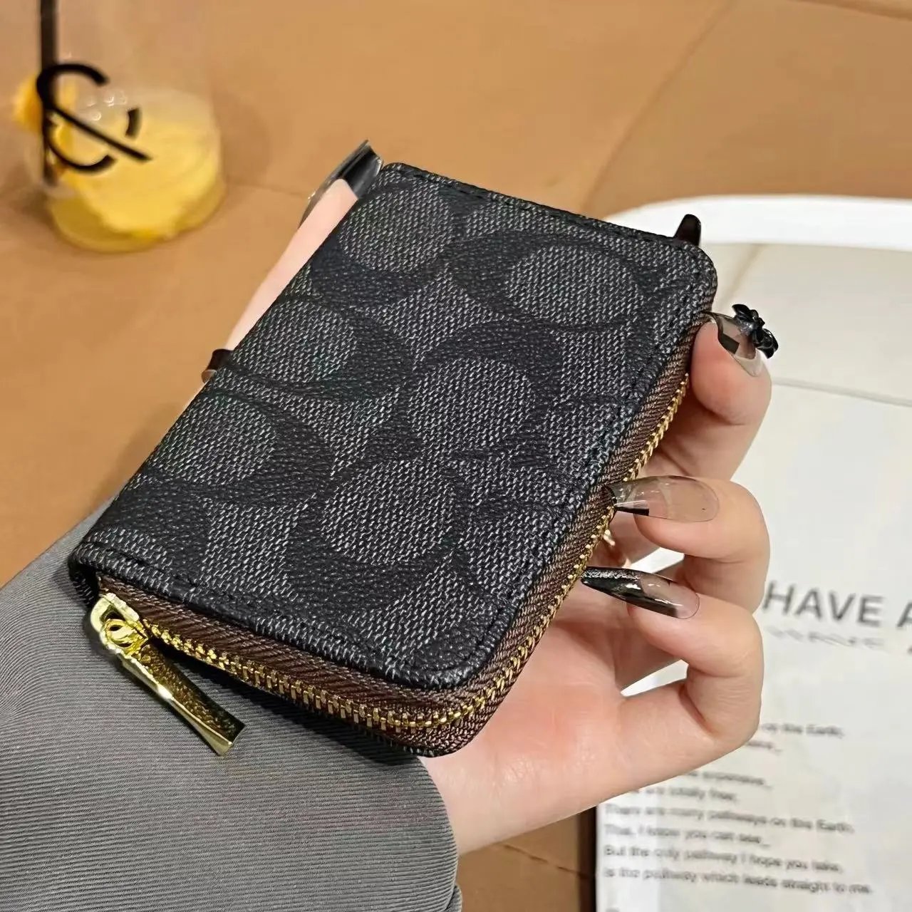 Coach Wallets & Card Holders Snap Holder with Key Ring — 32