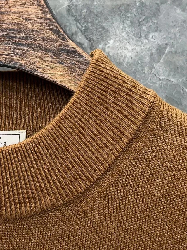 Burberry Knitwear Crew-Neck Sweater with Embroidered TB Monogram product detail image 20