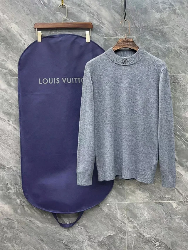 Burberry Knitwear Crew-Neck Sweater with Embroidered TB Monogram product detail image 2